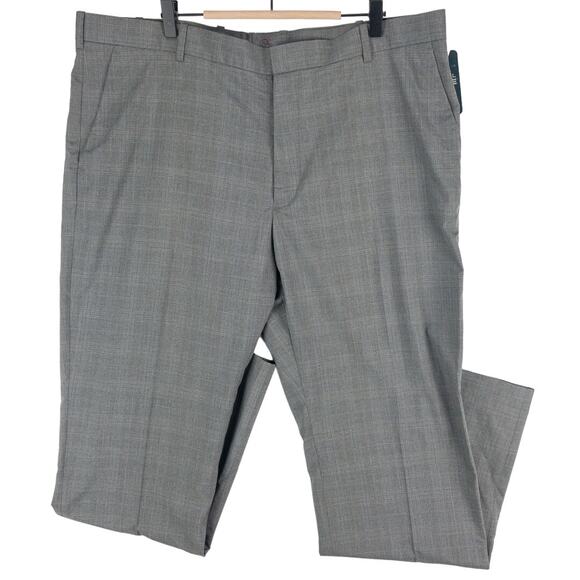 Perry Ellis Travel Lux Dress Pants Men's 40x32 Gray Polyester Blend New Tags - Picture 1 of 16